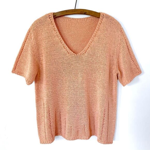 Chunky Knit Top Made in Italy - Picture 1 of 7